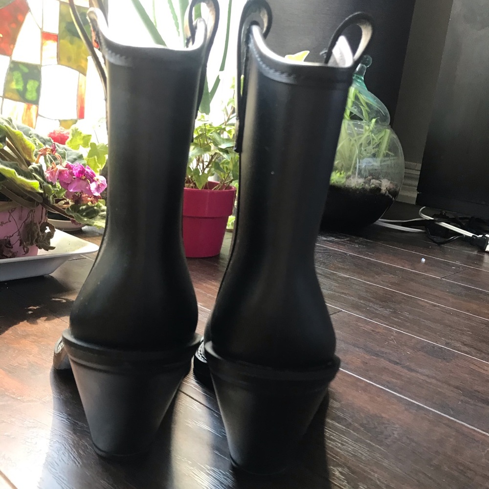 GIVENCHY Western-style rubber boots sz 39 - Picture 10 of 16